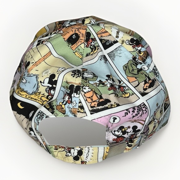 Disney Mickey Mouse‎ Hat All Over Print Embroidered Adjustable Slide - Picture 4 of 9